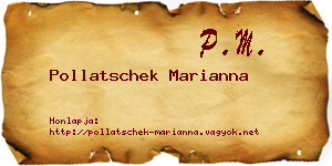 Pollatschek Marianna névjegykártya